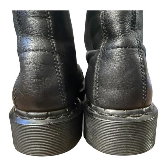 Dr Martens 10 Eye Cap Toe Platform Combat Boot 10934 Women US Size 10 - Picture 4 of 8